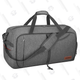 A zippered bag with handles and a shoulder strap